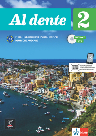 Al dente - Deutsche Ausgabe, Kurs- und Übungsbuch + Audio-CD + DVD. Bd.2