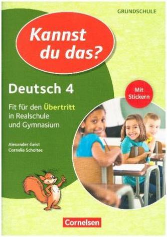 Kannst du das? - Deutsch 4. Jahrgangsstufe