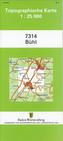 Topographische Karte Baden-Württemberg Bühl