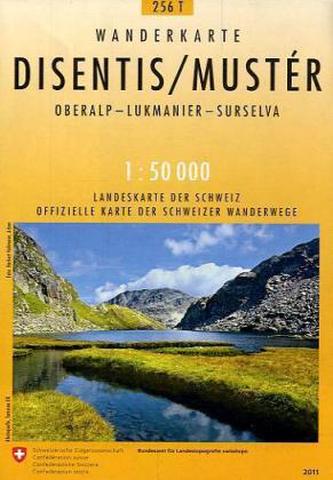 Landeskarte der Schweiz Disentis. Mustér