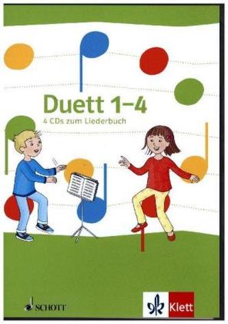 4 Audio-CDs zum Liederbuch 1.-4. Schuljahr