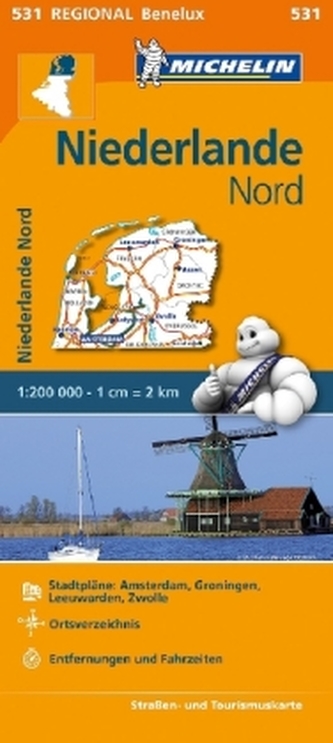 Michelin Karte Niederlande Nord