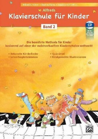 Alfreds Klavierschule für Kinder / Alfreds Klavierschule für Kinder Band 2, m. 1 Audio-CD