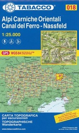 Tabacco topographische Wanderkarte Alpi Carniche