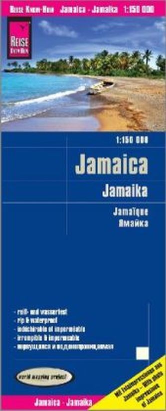 World Mapping Project Reise Know-How Landkarte Jamaica (1:150.000)