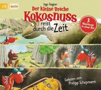 Der kleine Drache Kokosnuss reist durch die Zeit, 3 Audio-CDs